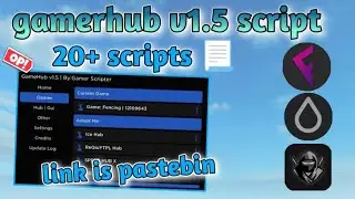 new gamerhub v1.5 script | go to pin comment to try the script enjoy
