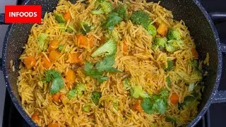 Curried Rice Recipe | How to Cook Curried Rice | Simple Rice Recipes | Infoods