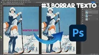 COMO BORRAR TEXTO DE UNA IMAGEN EN PHOTOSHOP 2022 / TECNICA 3