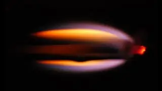 Strange Flames on the International Space Station