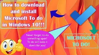 How to download and install Microsoft To do for windows 10