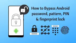 How to Bypass Android password, pattern, PIN & fingerprint lock with 4uKey Android Screen Unlocker