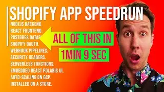 Shopify app WORLD RECORD? 1min 9sec speedrun