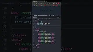 Neon Light Text Effect using CSS #shorts