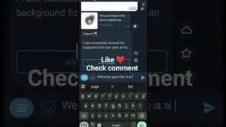 Ai background removal bot #telegram #starboy