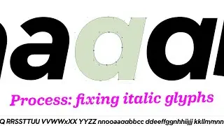 Fixing Python-generated “italics” for Name Sans Display Bold Italic