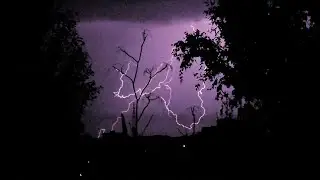 Гроза Убрала Жару +45 🔥⛈️👍 Наконец-то Пошёл Дождь в Днепре ⛈️