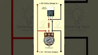 Voltage regulator circuit | 0 to 60V variable power supply #voltageregulator