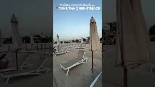 Jumeirah 2 Night Beach 🏖️ #jumeirahbeach #jumeirah #dubai #beach #summer #fyp #uae