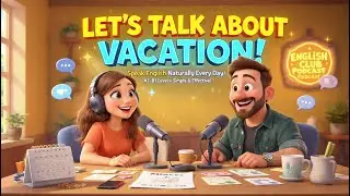 Let's Talk About Vacation 🏖️ Real English Conversation Practice for Beginners