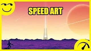 TIMELAPSE: SPACE MONOLITH - PHOTOSHOP SPEED ART