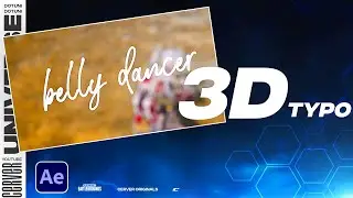 SMOOTH 3D Typography in After effects | PUBG Edit tutorial