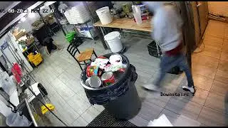 Brazen pizza shop holdup and robbery