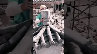 Tiling top of roof