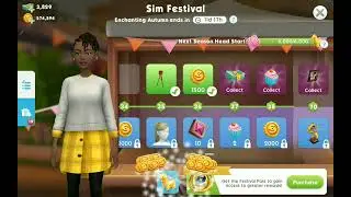 Completing & Collecting the Enchanting Autumn 🍂 Sim Festival Sim Mobile