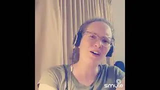 On my own cover Smule