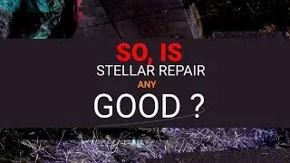 Repair your footage with stellar repair 