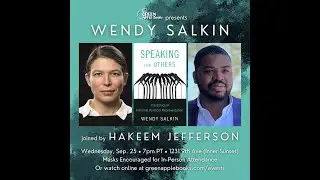 Wendy Salkin with Hakeem Jefferson: Speaking for Others