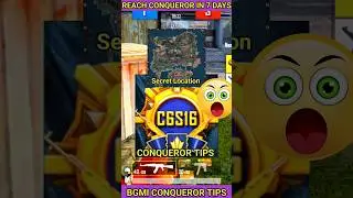 BGMI CONQUEROR IN 7 DAYS 🤯 Secret Tips To Reach Conqueror In Bgmi/Pubg #shorts #gaming