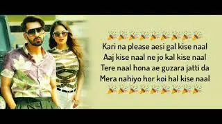 Sakhiyaan Lyrics   Maninder Buttar, MixSingh, Babbu | Sakhiyan Full Song Lyrical Video