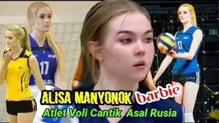 ALISA MANYONOK ATLET VOLI CANTIK ASAL RUSIA ❗'BARBIE' NYA LAPANGAN VOLI