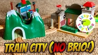 Toy Train City...WITHOUT BRIO THIS TIME!