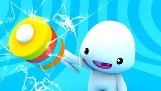 Cartoons funny character Fink and candy of Inspirica