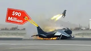 RAW VIDEO: Pilot Successfully Eject, F-35 crashes During test flight