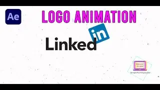 LinkedIn logo aniamation in after Effects | Animation