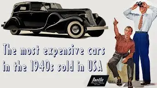 Top 10 most expensive car in the USA in the 1940's
