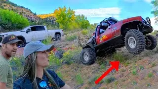 Too Much?! The Wrecker Gets A Little Tippy With This Recovery.