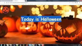 how to create a Halloween page using Html, Css, Js 2018 - Marocain Coder