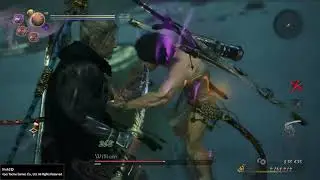 Nioh 2 NG+ Solo lvl 1 vs William (No Damage/Armor/Items/Yokai Shift/Ninjutsu/Onmyo)