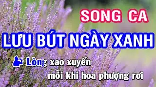 Karaoke Lưu Bút Ngày Xanh - Song Ca