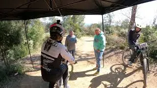Following Bernard Kerr at La Sorrera Bike Park