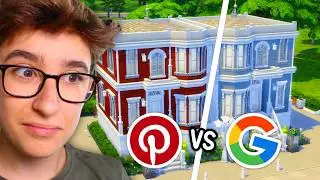 PINTEREST VS GOOGLE DECIDE my HOUSE in The Sims 4🏠😱