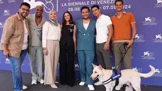 Dog Climbed The Pyraimidالكلب رامبو #مهرجان#فنيسياالسينمائي من#مصرل#ايطاليا#funny #cute #لايك#اشتراك
