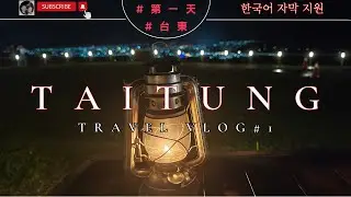 台東旅行vlog DAY1 l 비가 와도 즐거웠던 여행1일차 #星星部落 #해안공원 #야경맛집