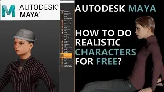 AUTODESK MAYA  Tutorial How to make Realistic Character #1