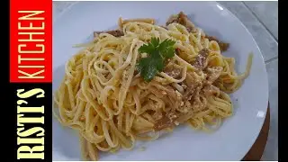 SPAGHETTI CARBONARA (TANPA CREAM TANPA SUSU) - ALA RISTI OCTASARI