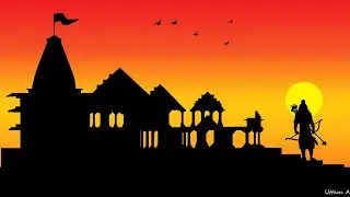 Ram mandir drawing | how to draw in computer | painting in computer | Lord ram drawing | #mspaint