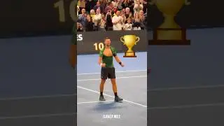 😱🏆 Djokovic tears his T-Shirt celebrating his 101st Title 