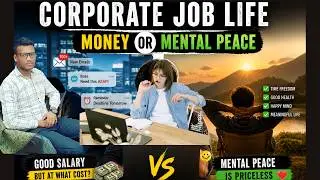 Corporate Life: Paisa Hai, Par Sukoon Nahi 😶 l l l “9-5 Job Ya 24/7 Stress?” l l l By Vikram Nirmal