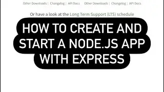 How to create and run a Node.js application with Express server