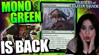 The Wait is Over! Mono Green is INSANE🔥MTG Arena Standard Gameplay