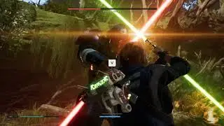 Star Wars Jedi  Fallen Order - Бой с фемкой