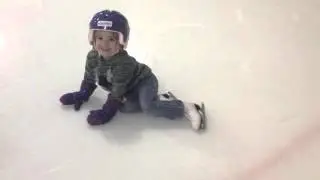 Cassies First skating class