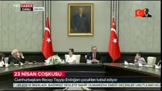 Cumhurbaşkanı Erdoğan'a Soru Sorarken Ağlayan Çocuk Necip Can 23 Nisan 2016