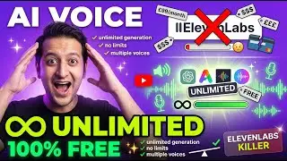 How to Generate Unlimited AI Audio for Your YouTube Channels | Better Alternatives to ElevenLabs!