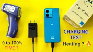 Motorola Edge 40 Neo Battery Charging Test 🔋 0 to 100% Time ? Unbelievable 😱  Moto edge 40 neo